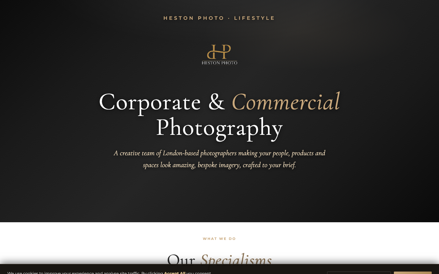Heston Photo Lifestyle homepage, Corporate and Commercial Photography in London